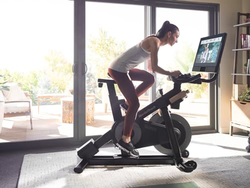 NordicTrack Commercial S22i Studio Cycle with 22” HD Touchscreen,Black