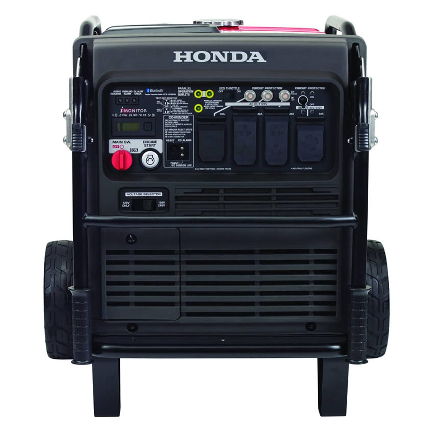 EU7000is 7,000 Watt 120V/240V Portable Gas-Powered Inverter Generator