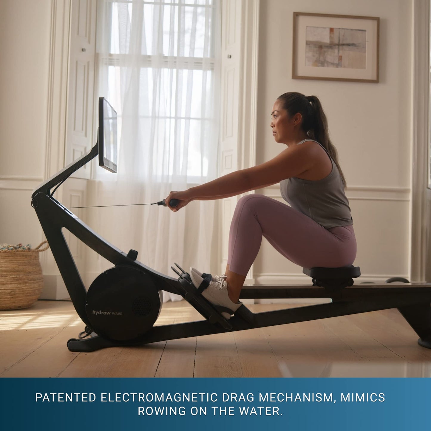 Hydrow Wave Rowing Machine with 16" HD Touchscreen & Speakers