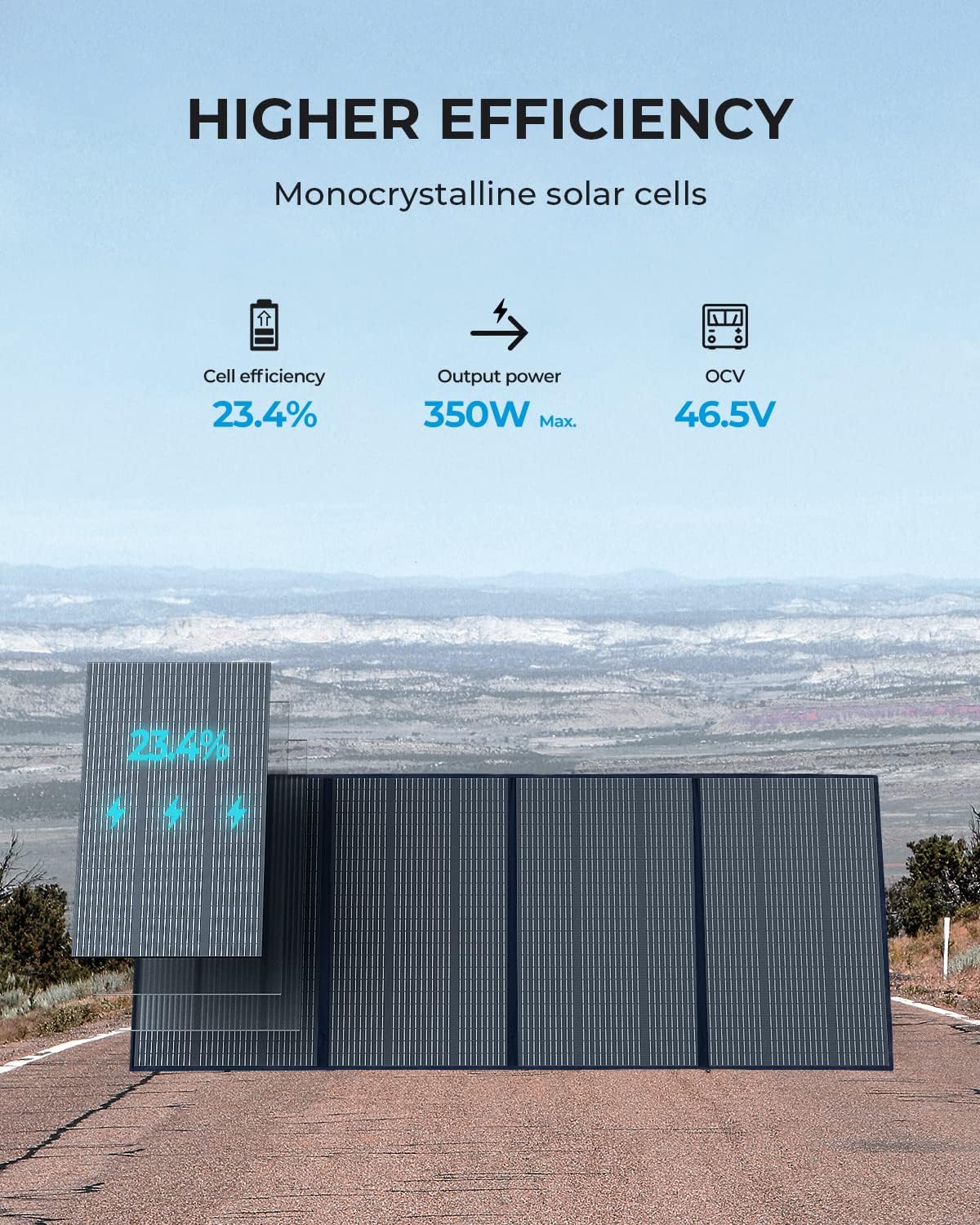 BLUETTI Solar Generator AC300&B300 Modular Power System with PV350 Solar Panel Included, UPS Battery Backup for Home Emergency Power Outage Off Grid