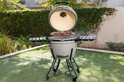 Pit Boss K24 24" (60cm) Grey Ceramic Kamado BBQ with Cover