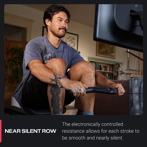 Peloton Row | Rowing Machine with 24” HD, Swiveling Touchscreen