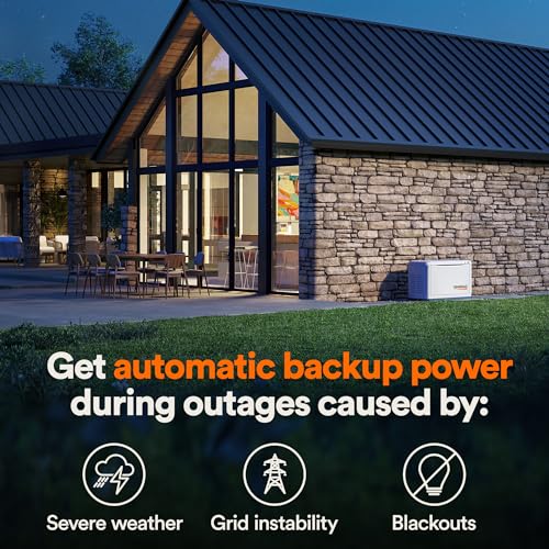 Generac 7290 26kW Air Cooled Guardian Series Home Standby Generator - Comprehensive Protection - Smart Controls - Versatile Power - Wi-Fi Connectivity - Real-Time Updates