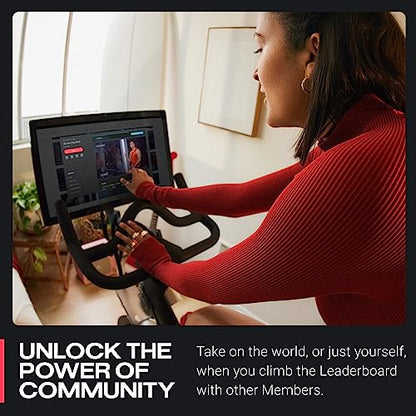 Original Peloton Bike | Indoor Stationary Exercise Bike with Immersive 22" HD Touchscreen (Updated Seat Post)