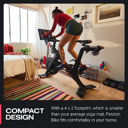 Original Peloton Bike | Indoor Stationary Exercise Bike with Immersive 22" HD Touchscreen (Updated Seat Post)