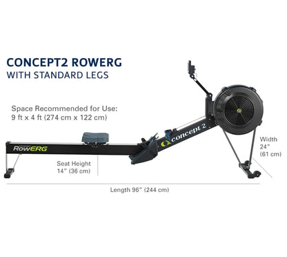 Concept2 RowErg Model D Indoor Rowing Machine - PM5 Monitor