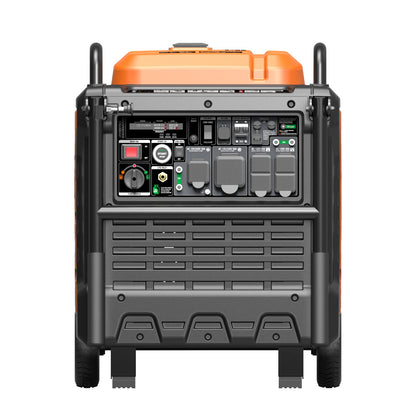 GENMAX Portable Inverter Generator, 9000W Super QuietDual Fuel Portable Engine with Parallel Capability, Remote/Electric Start, Ideal for Home backup power.EPA &CARB Compliant (GM9000iEDC)