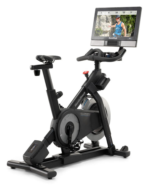 NordicTrack Commercial S22i Studio Cycle with 22” HD Touchscreen,Black
