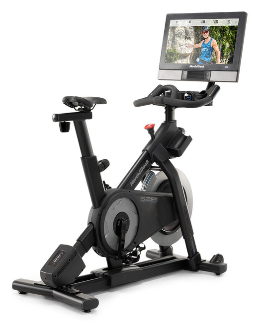 NordicTrack Commercial S22i Studio Cycle with 22” HD Touchscreen,Black