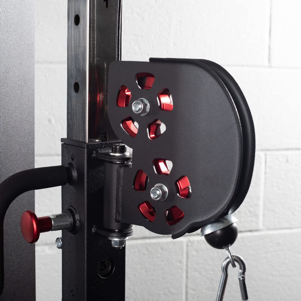 Titan Fitness Functional Trainer, Double Stack 200 LB 2:1 Cable Pull Station Trainer