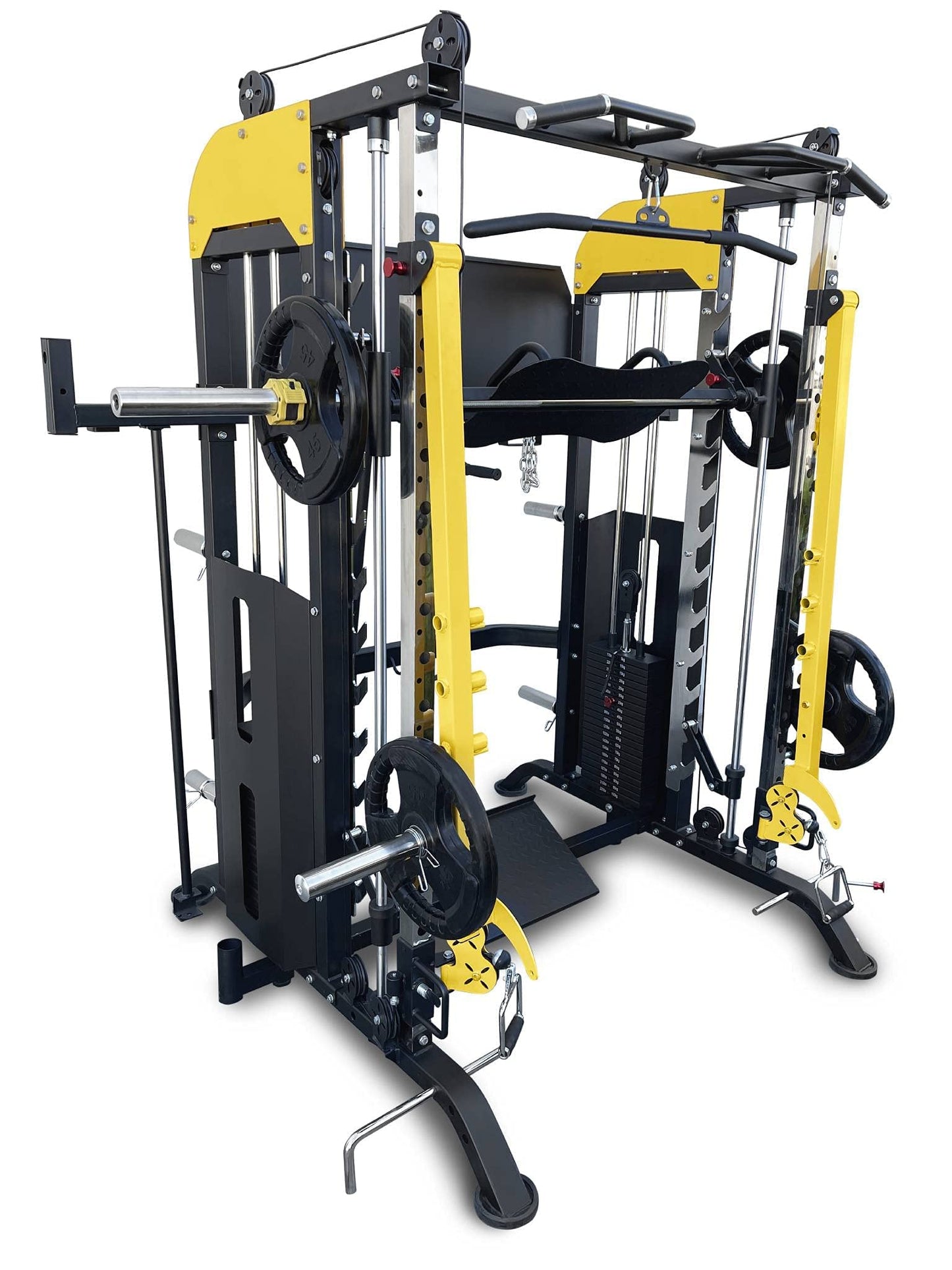 French Fitness FSR90 Functional Trainer Smith & Squat Rack Machine