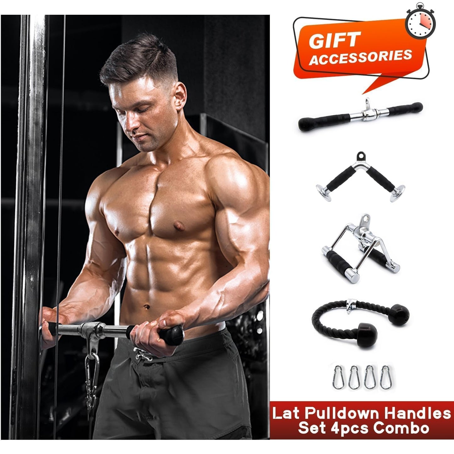 RitFit Squat Rack Power Cage Home Gym Package, includes 1000LBS Power Rack with LAT Pull Down, Weight Bench, Rubber/Bumper Plates Set with Olympic Barbell (Package 1.5K (Rubber Plate 230LBS))-Black