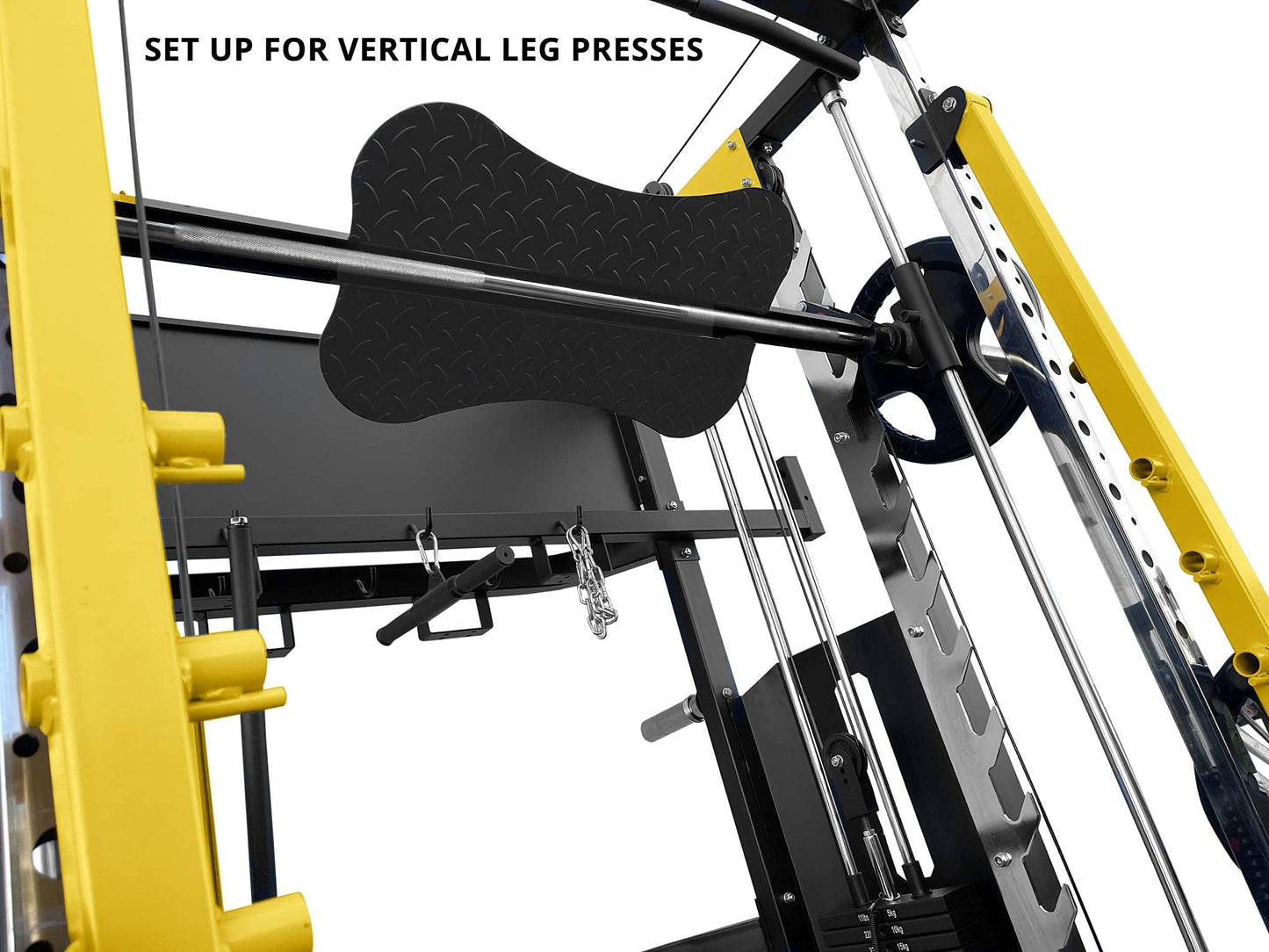 French Fitness FSR90 Functional Trainer Smith & Squat Rack Machine