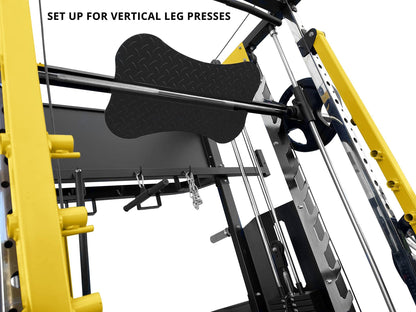 French Fitness FSR90 Functional Trainer Smith & Squat Rack Machine