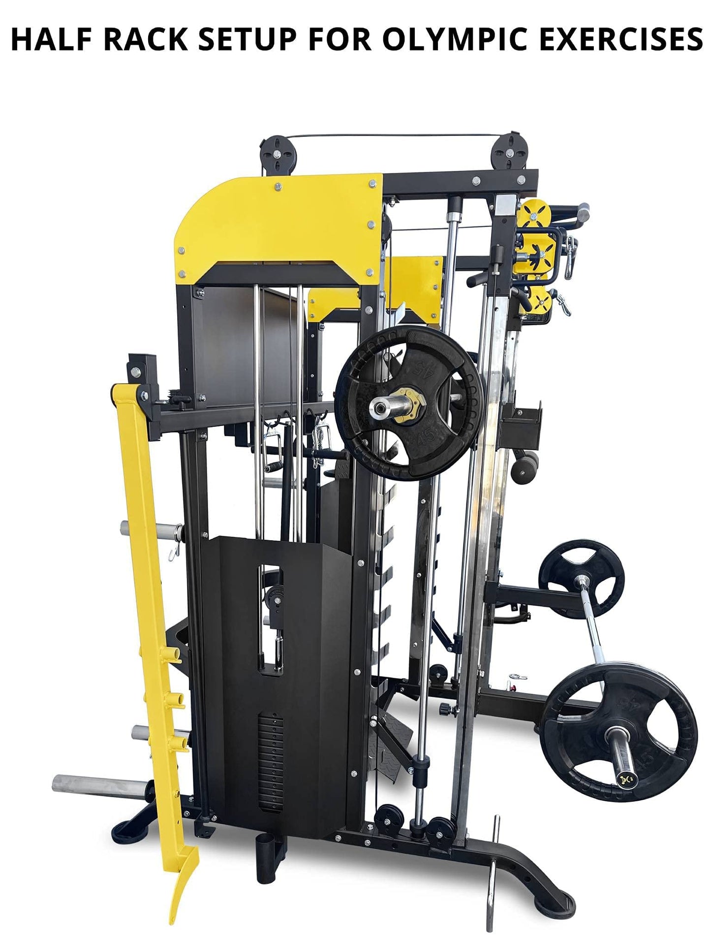 French Fitness FSR90 Functional Trainer Smith & Squat Rack Machine
