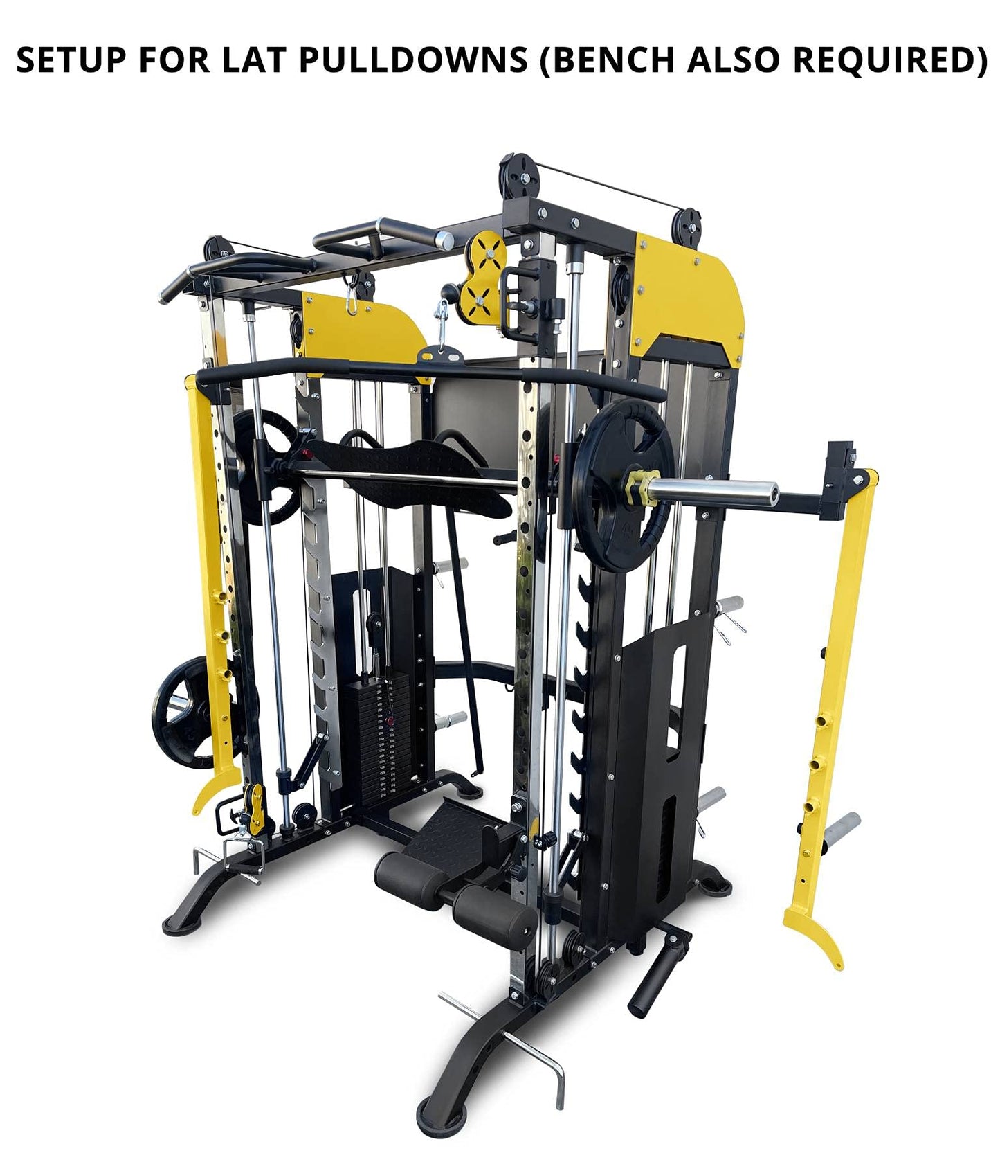 French Fitness FSR90 Functional Trainer Smith & Squat Rack Machine