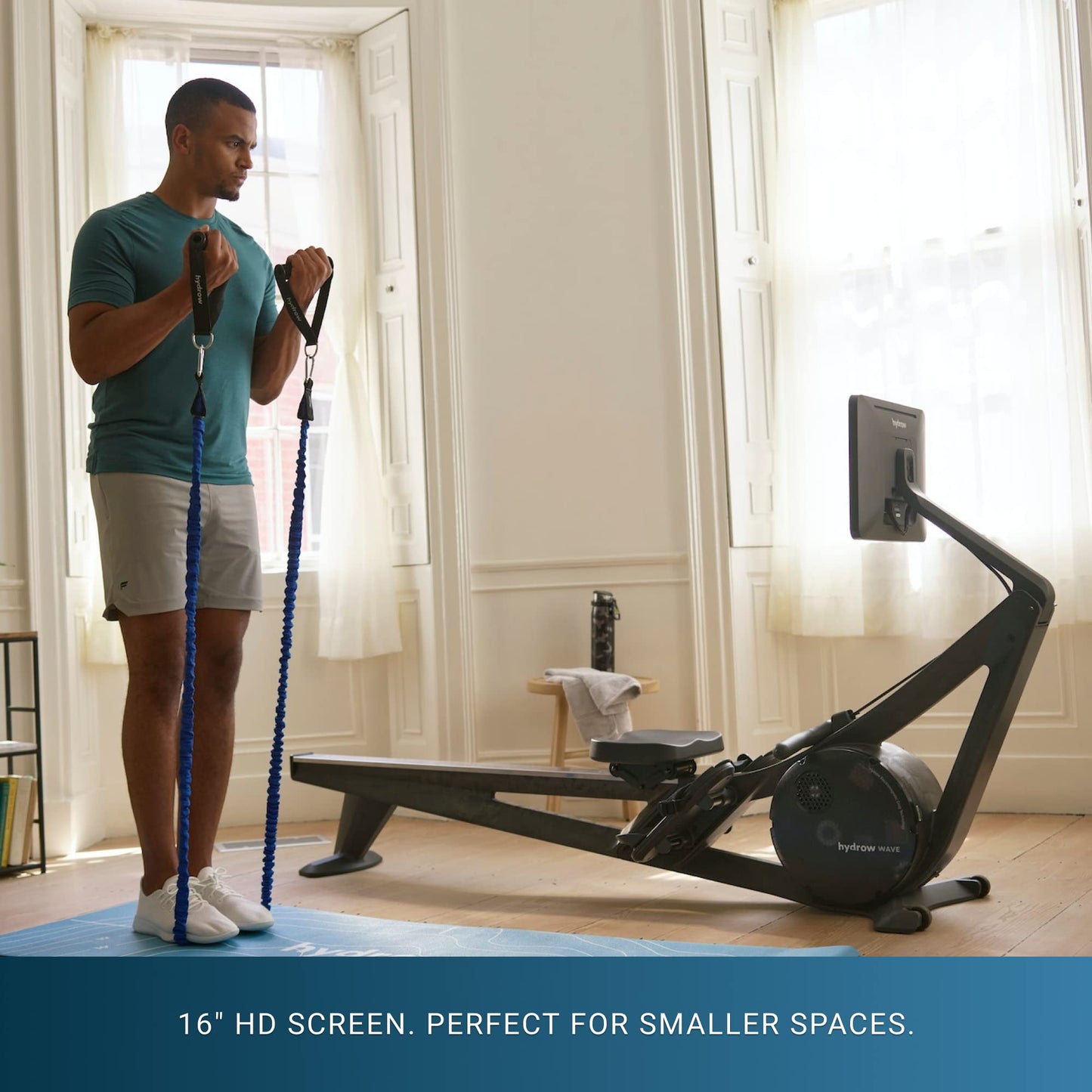 Hydrow Wave Rowing Machine with 16" HD Touchscreen & Speakers