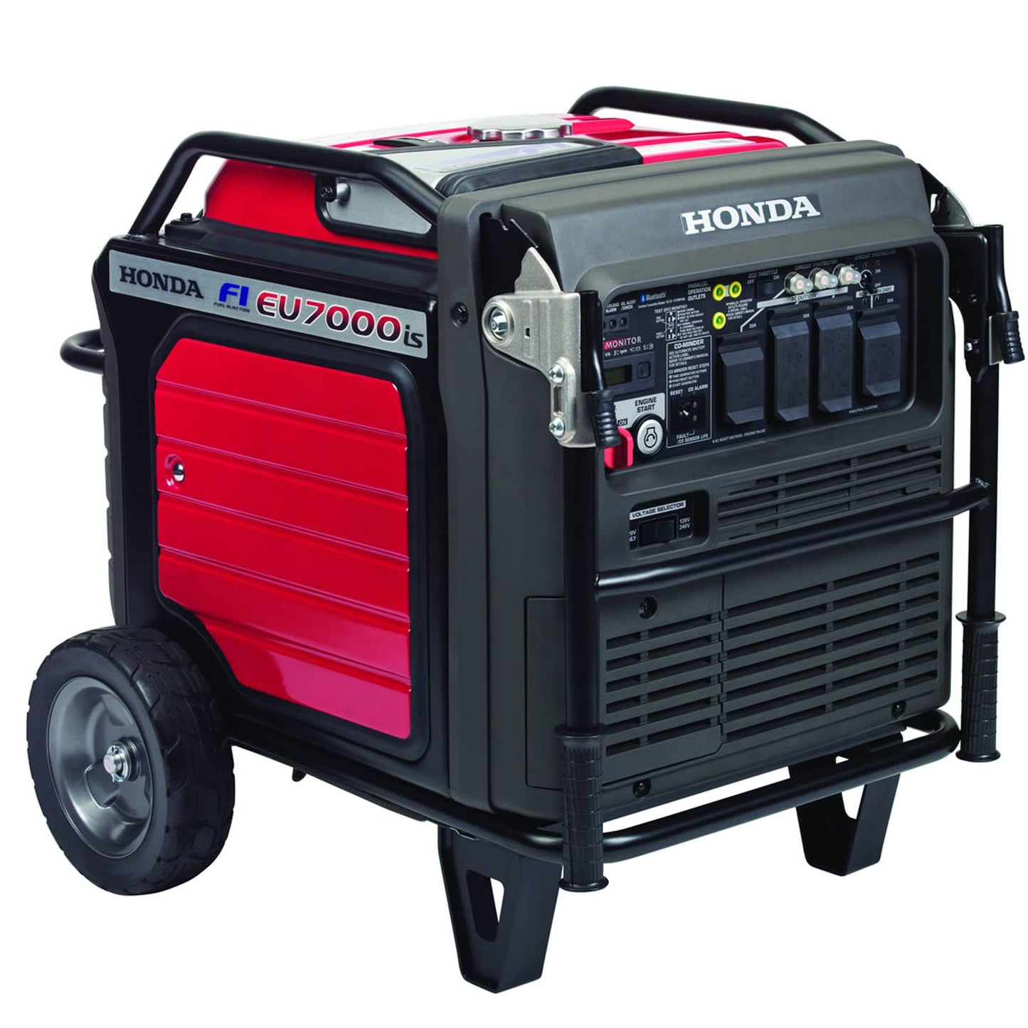 EU7000is 7,000 Watt 120V/240V Portable Gas-Powered Inverter Generator