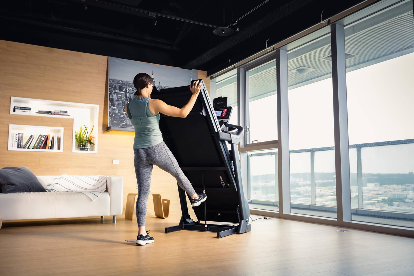 Sole Treadmill F63, Foldable Treadmills for Home Use