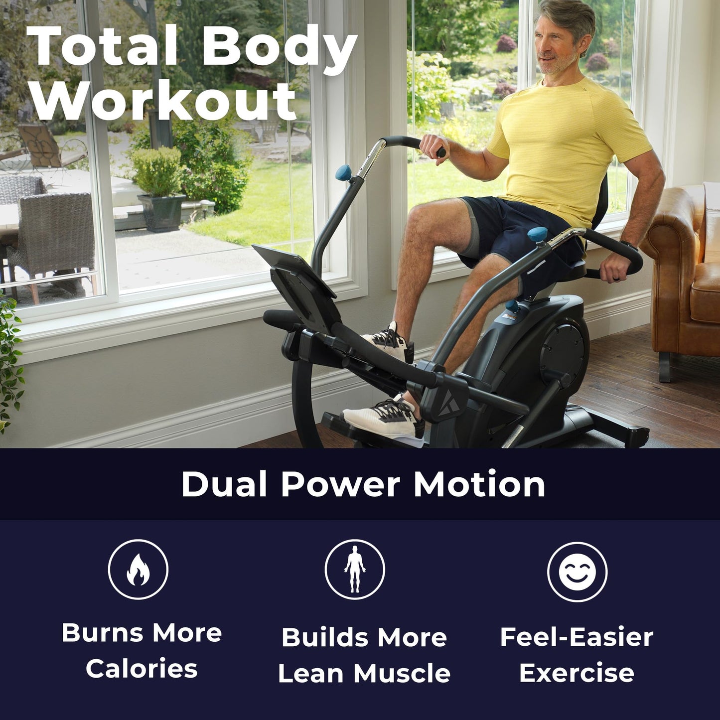 Teeter FreeStep LT1 - Recumbent Cross Trainer and Elliptical (LT1)