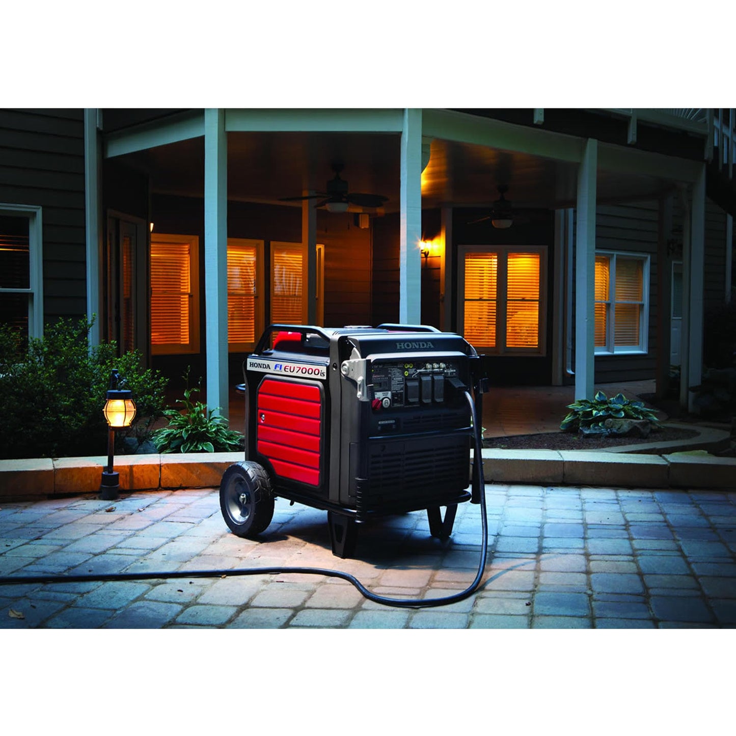 EU7000is 7,000 Watt 120V/240V Portable Gas-Powered Inverter Generator