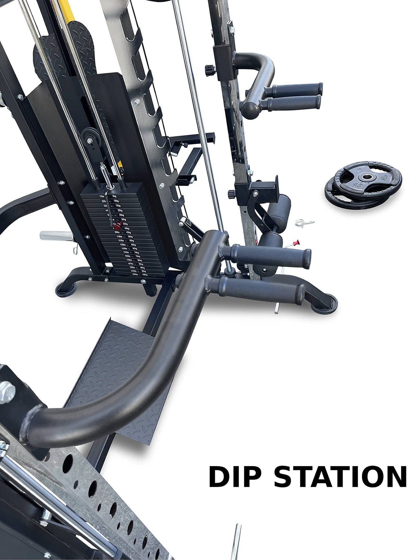 French Fitness FSR90 Functional Trainer Smith & Squat Rack Machine