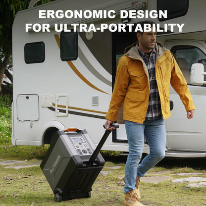 ALLPOWERS R4000 Portable Power Station, 3456Wh LiFePO4 Portable Home Battery, Huge 3600W AC Output x5, 1.2H Fast Charge, UPS Solar Generator For Home Use RV Travel Outdoor Camping