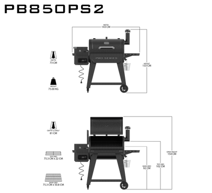 Pit Boss Pro Series 850 WiFi Pellet Grill