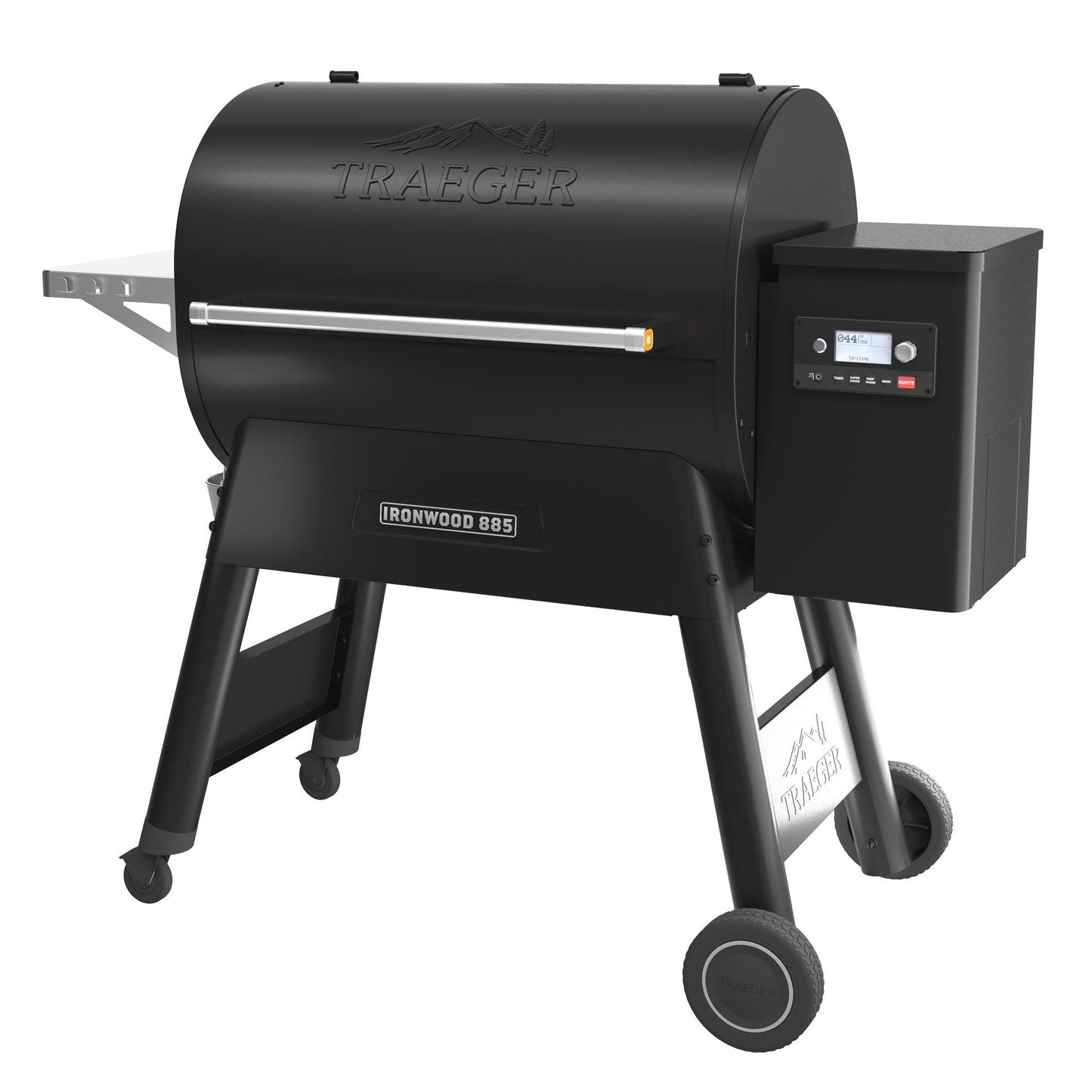 Traeger Ironwood 885 Pellet BBQ Grill with Cover and Shelf