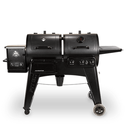 Pit Boss Navigator 1230CN Combo Pellet Gas BBQ Grill with WiFi Upgrade Controller