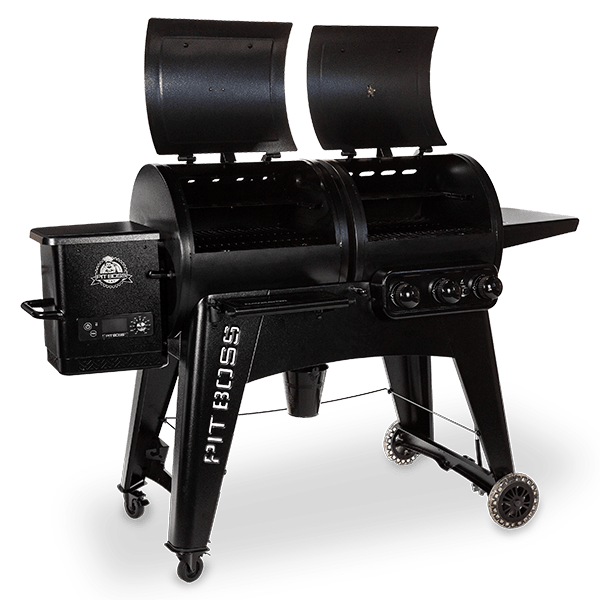 Pit Boss Navigator 1230CN Combo Pellet Gas BBQ Grill with WiFi Upgrade Controller