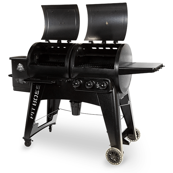Pit Boss Navigator 1230CN Combo Pellet Gas BBQ Grill with WiFi Upgrade Controller