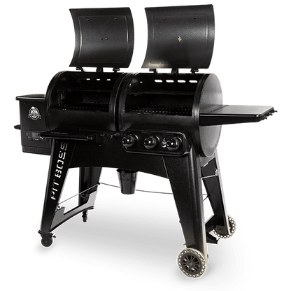 Pit Boss Navigator 1230CN Combo Pellet Gas BBQ Grill with WiFi Upgrade Controller