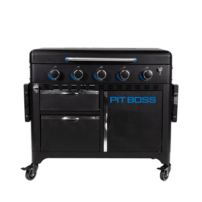 Pit Boss 5 Burner Ultimate Plancha Griddle PB5BGD2 with Cover and Tool Set