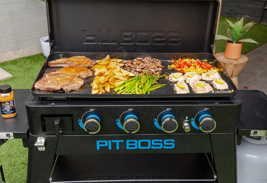 Pit Boss 4 Burner Ultimate Plancha Griddle with COVER + TOOL SET
