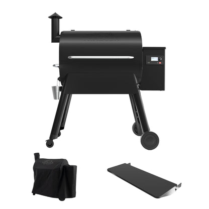 Traeger Pro 780 Pellet BBQ Grill with Cover and Front Shelf