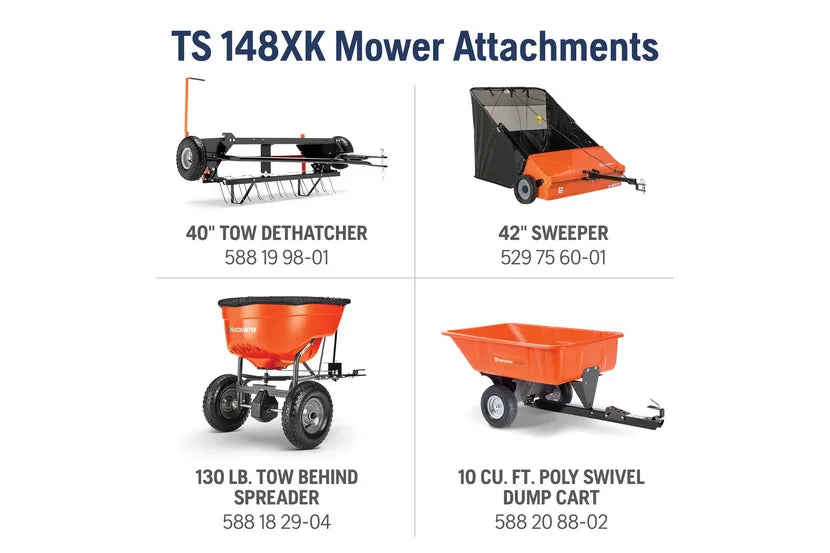 HUSQVARNA TS 148XK Riding mower