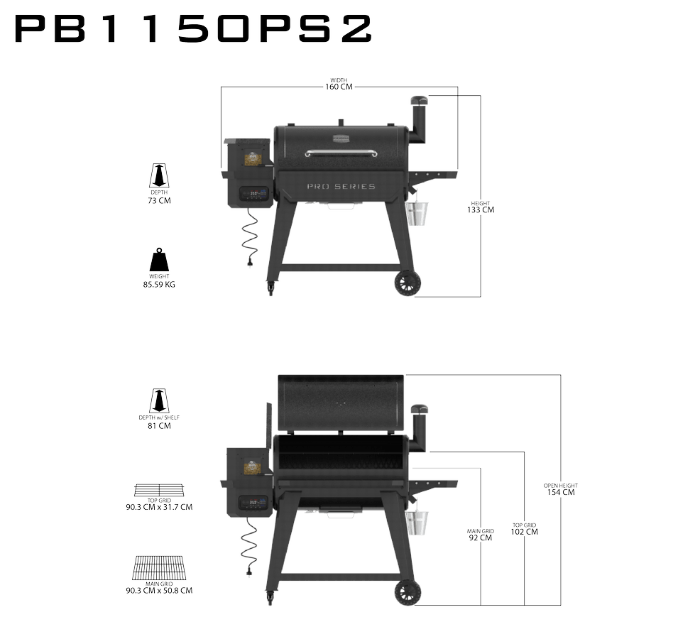 Pit Boss Pro Series 1150 WiFi Pellet Grill