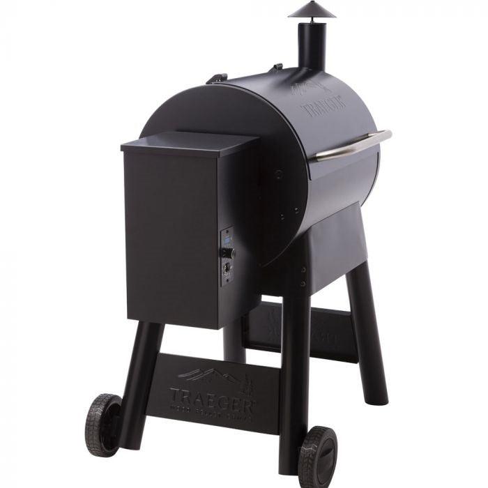 Traeger Pro Series 22 Blue Pellet Grill with Cover and Shelf