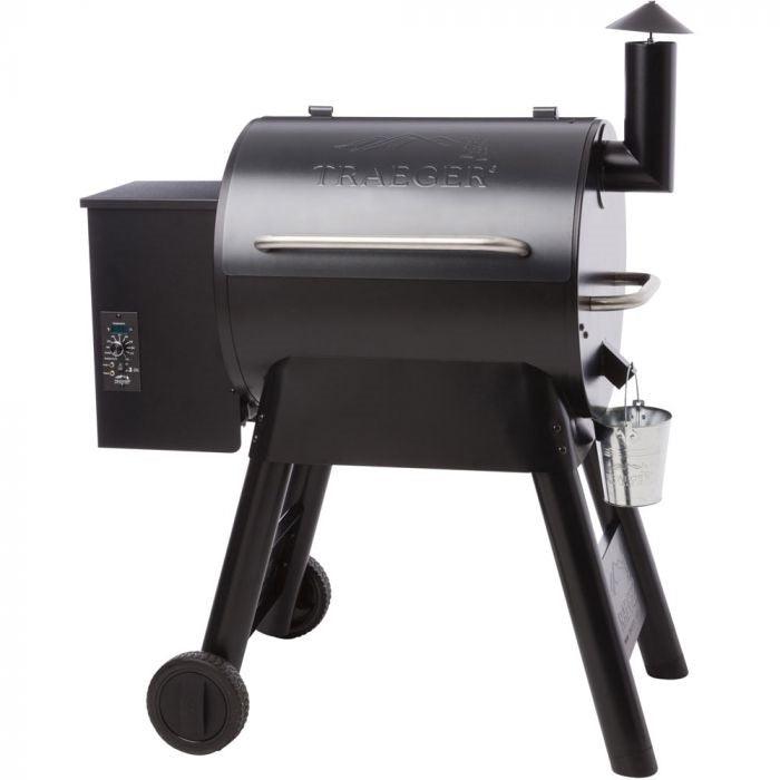 Traeger Pro Series 22 Blue Pellet Grill with Cover and Shelf